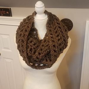 Hand Crocheted Infinity Scarf